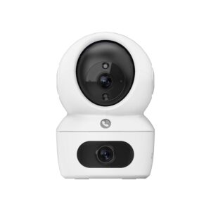 H7C Dual Lens WiFi Smart 2K Camera-Night Vision, 360° View Two Way Calling