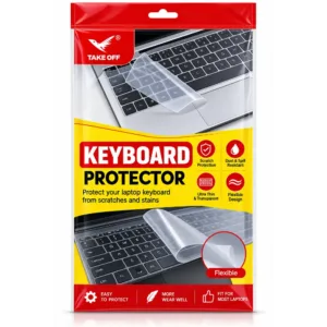 Laptop Keyboard Protector - Waterproof Dust-Proof Transparent Silicone Skin Cover