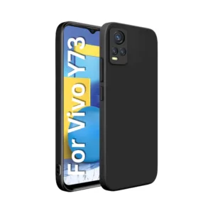 Vivo Y73 Soft Silicone Back Cover - Anti-Slip, Water-Resistant Mobile Case - Design 1
