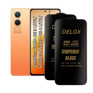 OnePlus Nord CE 3 Lite, Nord 3, Nord CE 4 Lite Tempered Glass Screen Protector - Pack of 2, 9H Edge to Edge ESD Anti-Static