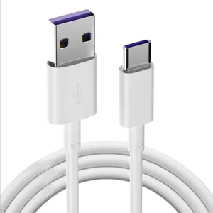 USB to Type-C Cable 1 Meter 3A - Charging and Data Cable (White)