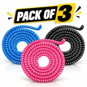 Spiral cable protector pack of 3